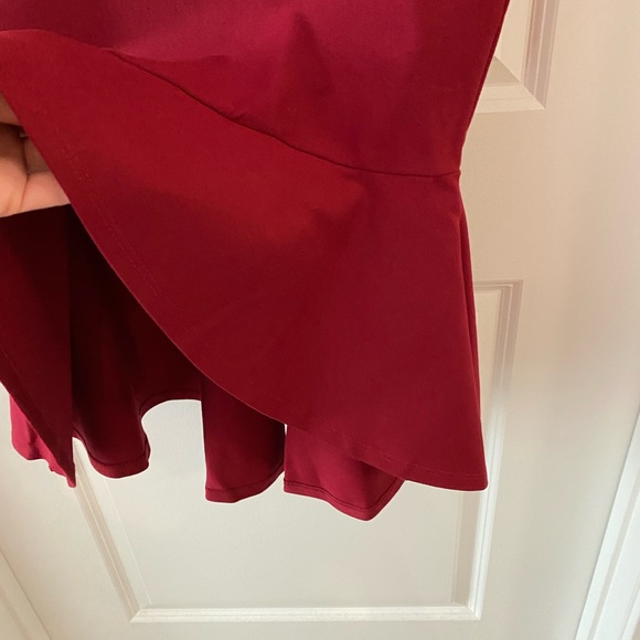 Lulu’s How Much I Care Off the Shoulder Dress Red - Picture 8 of 14